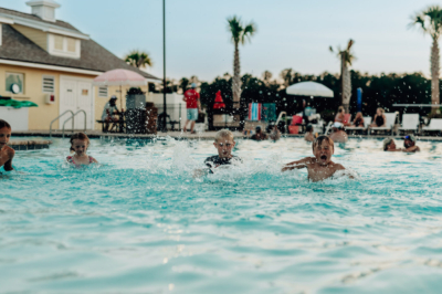 Pool cottages
