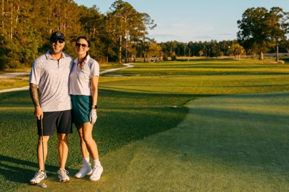 Golf couple